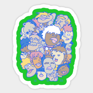 Faces Sticker